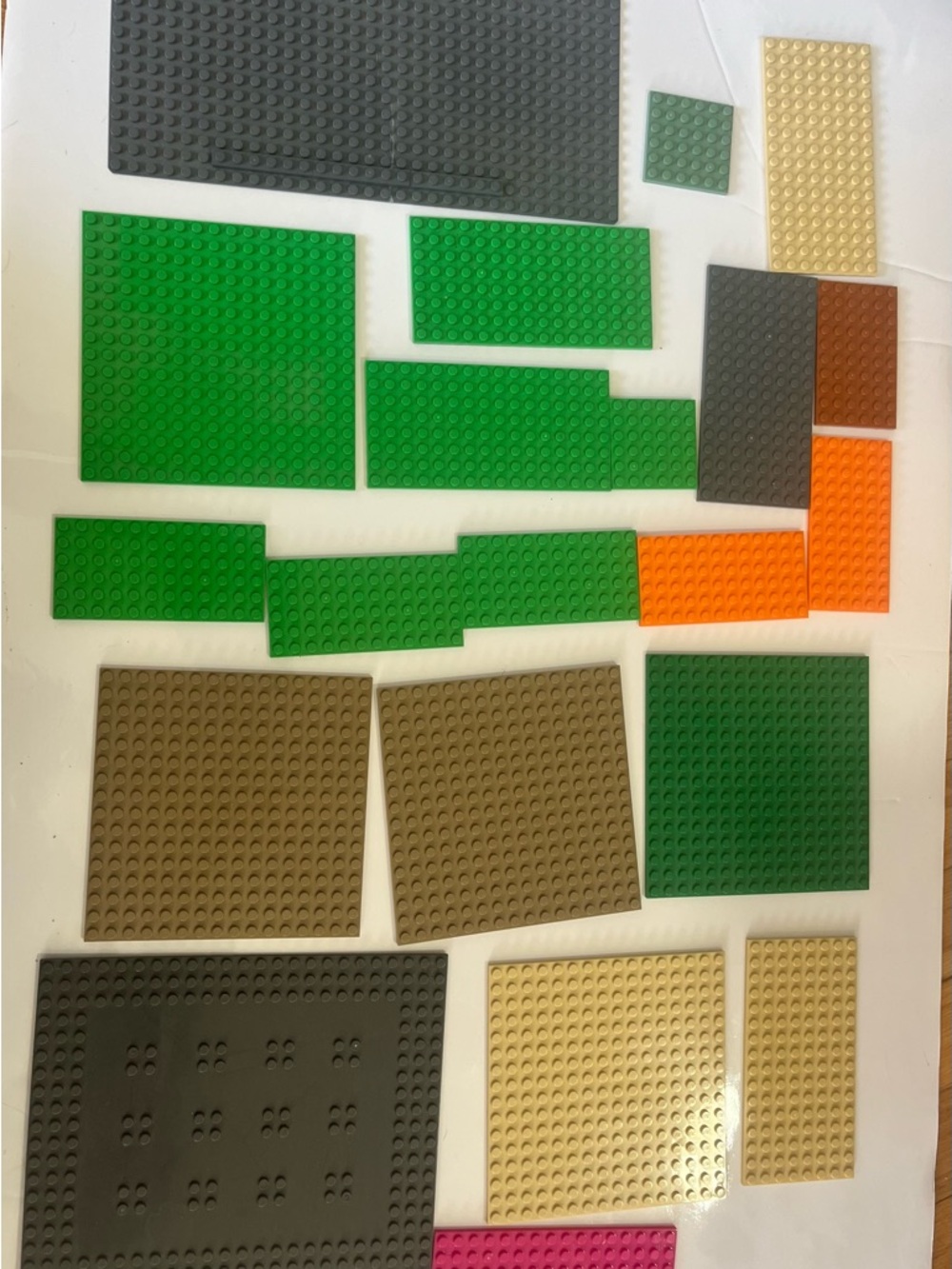 Lego Baseplates and Plates / base flat pieces lot / bundle